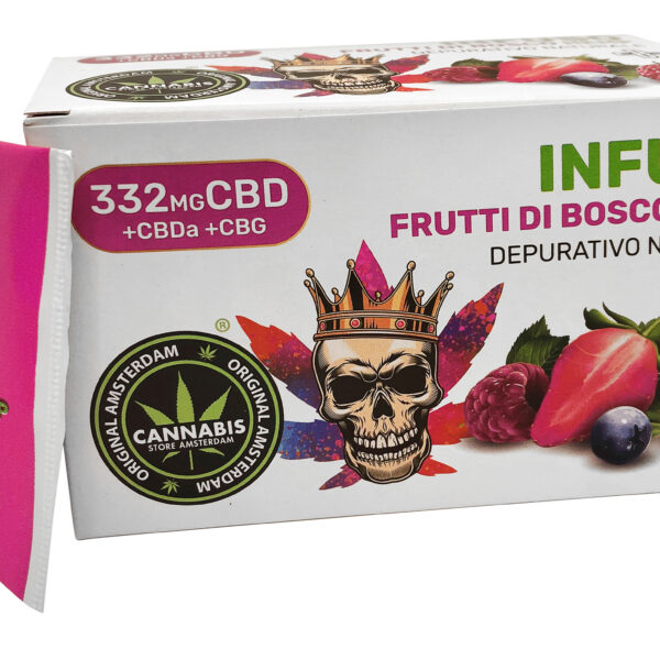 Infusion CBD Chanvre + Fruits Rouge CBD + CBDa + CBG 332mg